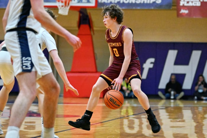 a Wilsonville Redmond 5A Oregon boys basketball quarterfinal 2024 Leon Neuschwander 34